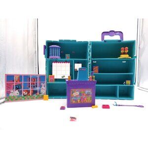 Littlest Pet Shop Store Carrying Case Lovebirds and accessories Vintage 1992